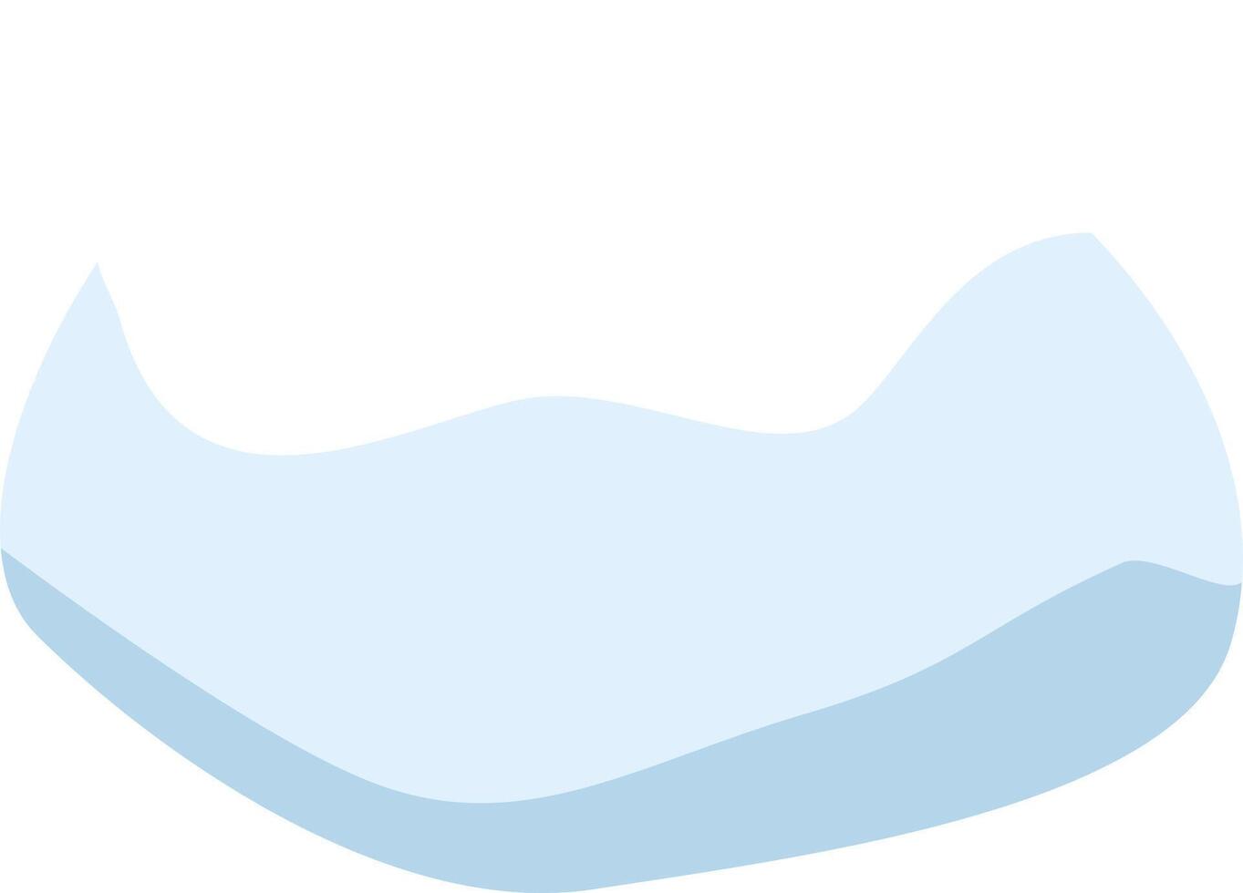Abstract light blue wavy background creating soft organic shape with subtle gradients, perfect for conveying calmness, serenity, and fluidity vector