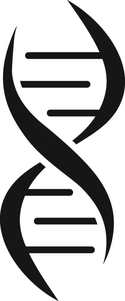 DNA double helix rotating and forming a dynamic spiral structure, illustrating the complexities of genetic code, inheritance patterns, and advancements in biological research vector