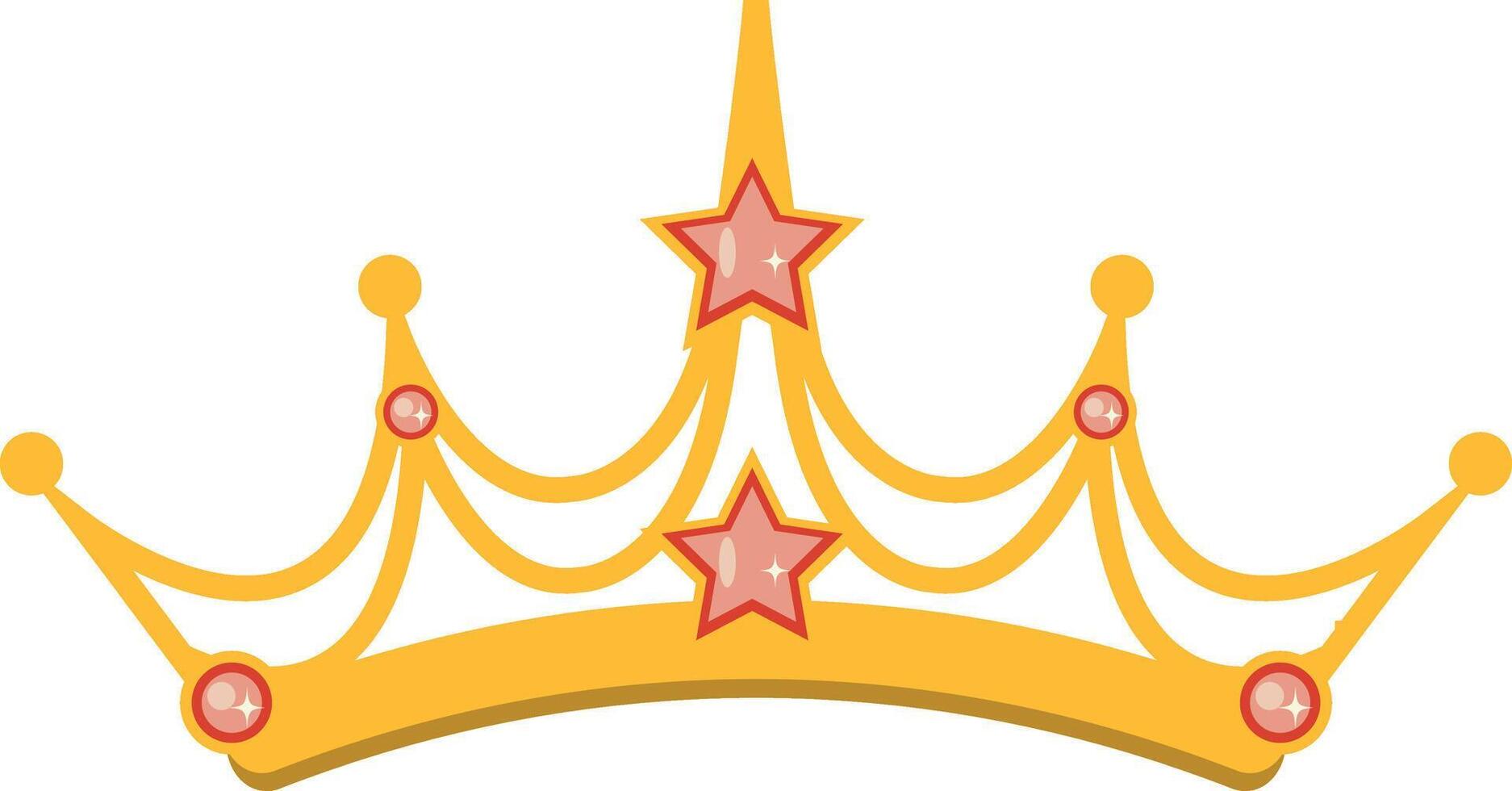 Gold Crown Design vector