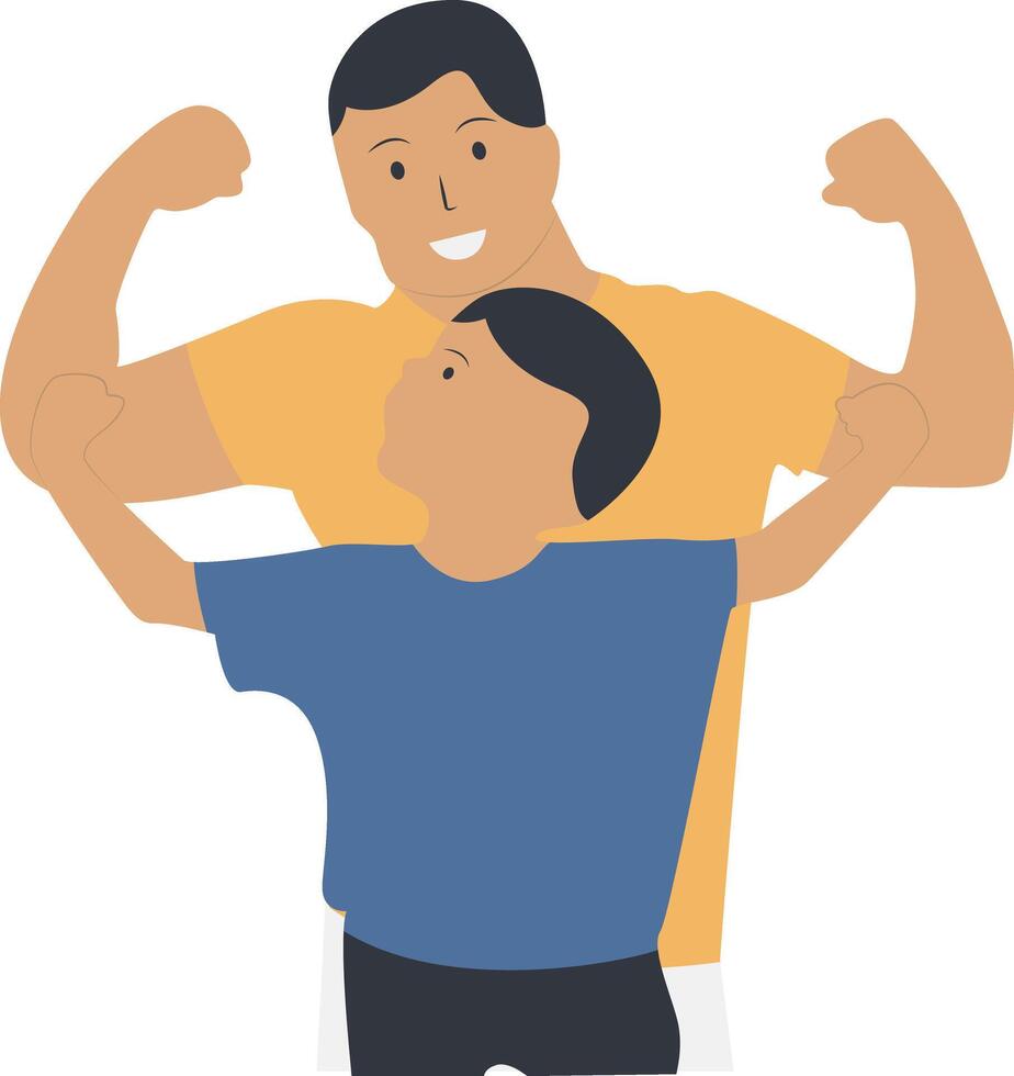 Illustration of Father Day. vector