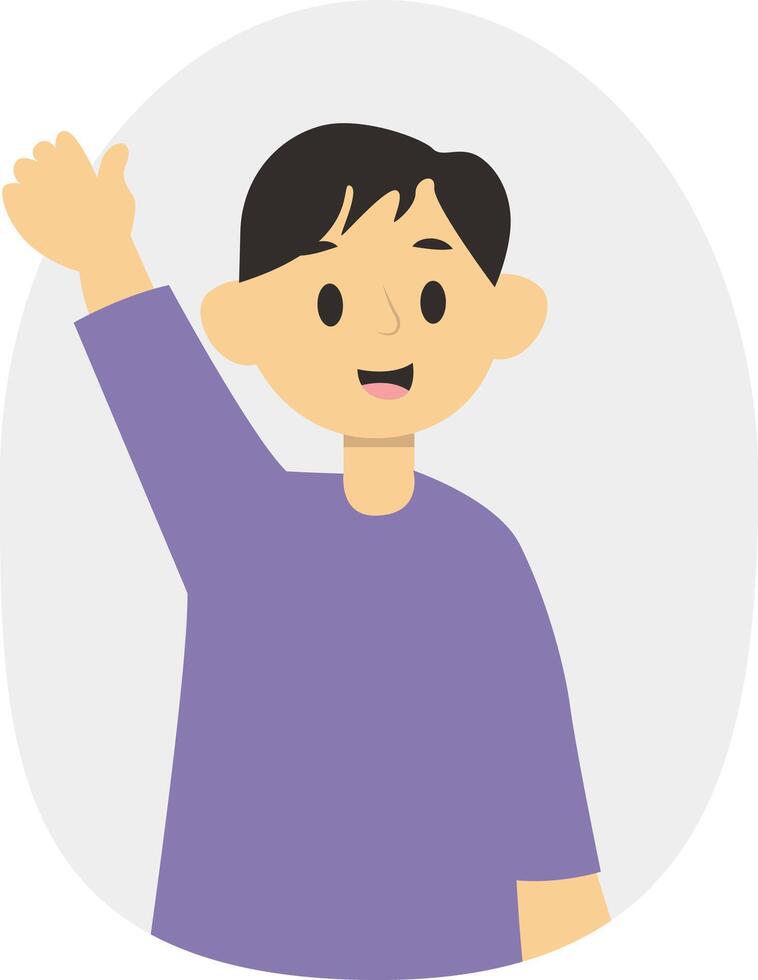 Peeping Person Character vector