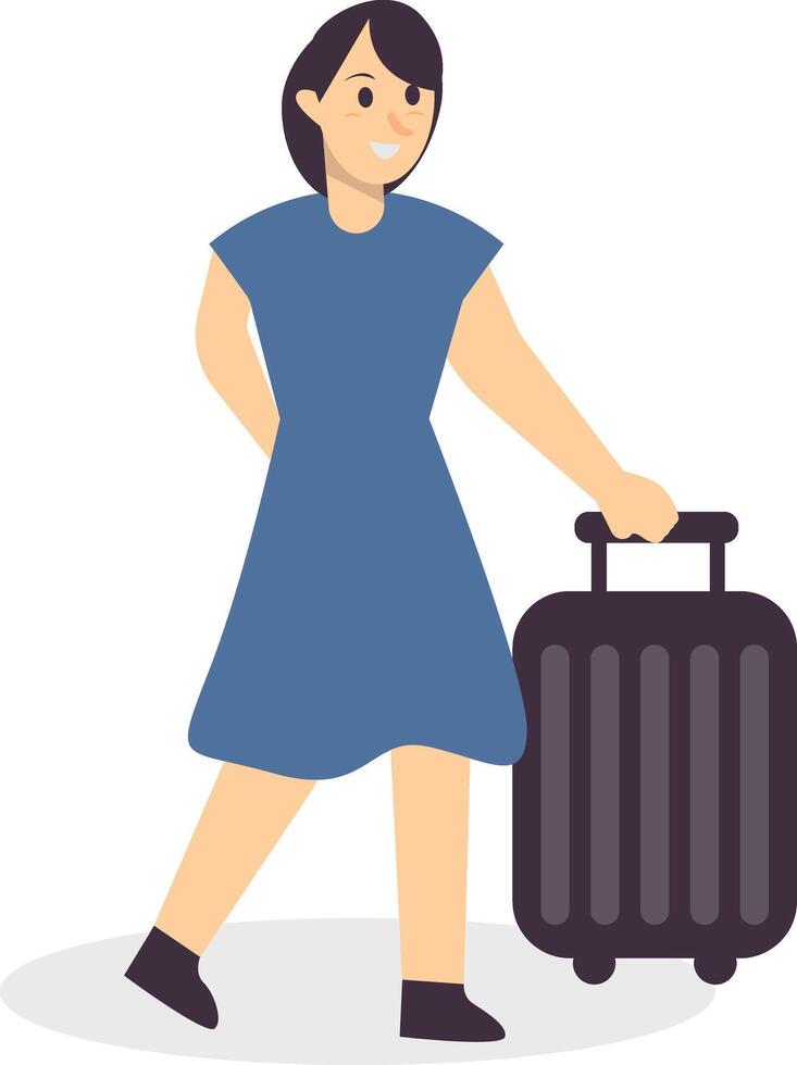 Traveler Character Design vector