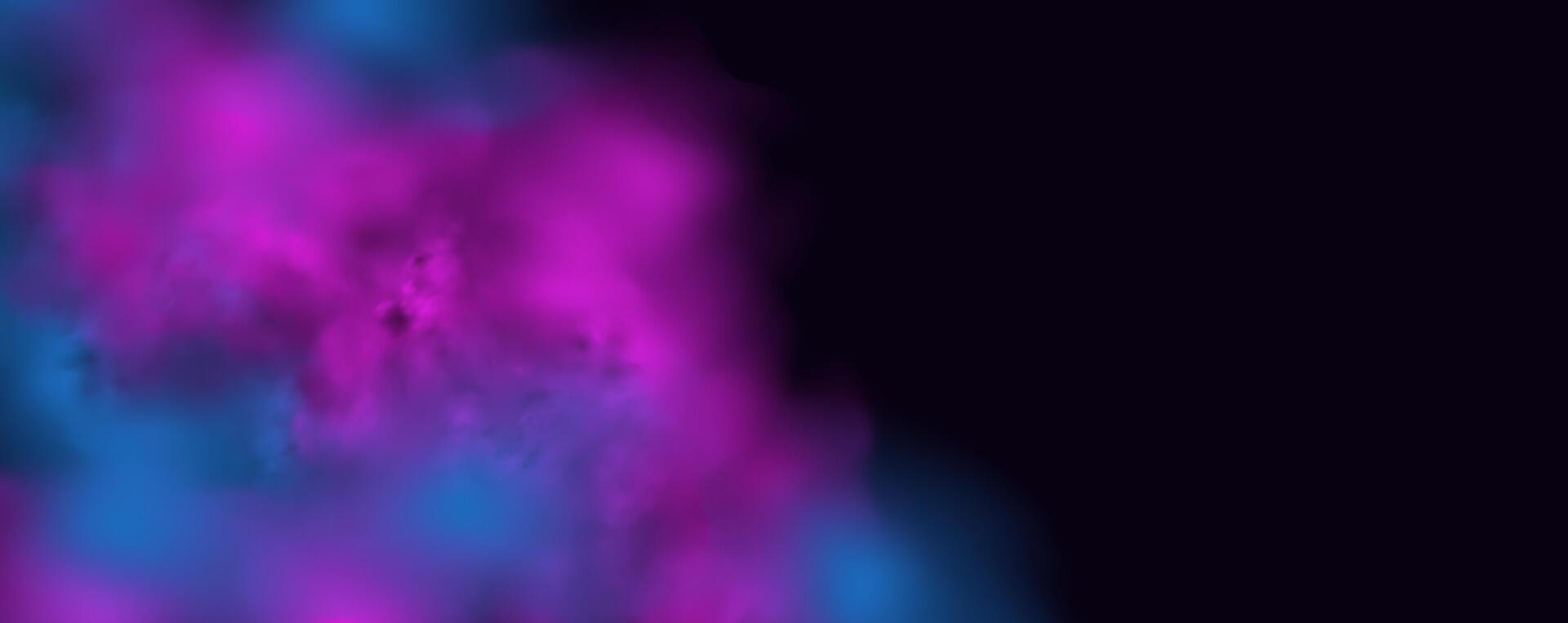 Occult fog swirls around the tobacco smoke. vector