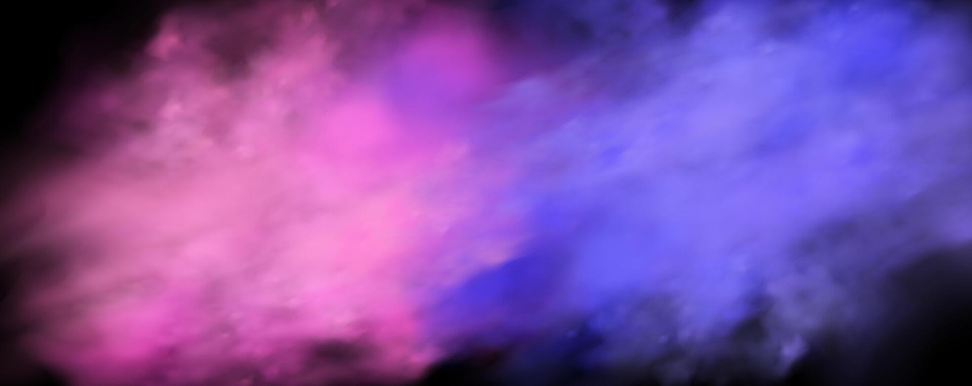 Magical scent of tobacco in the air. vector