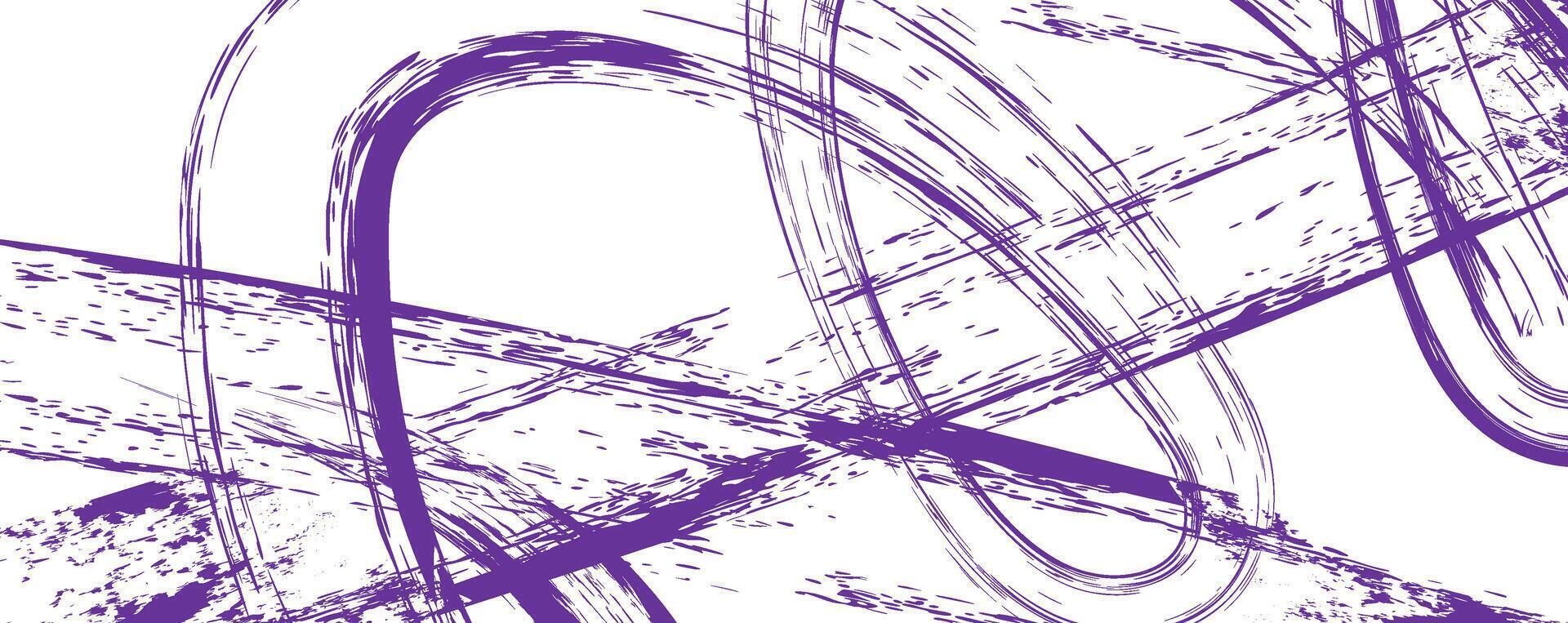 Tranquil Violet and Blue Layers. vector
