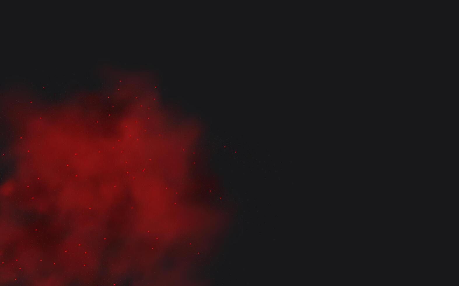 A red and black background with a red smoke vector