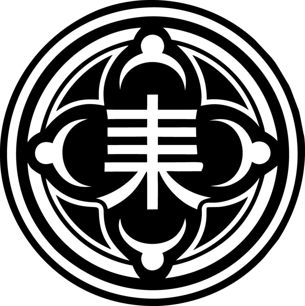 Benzaiten icon in solid style vector