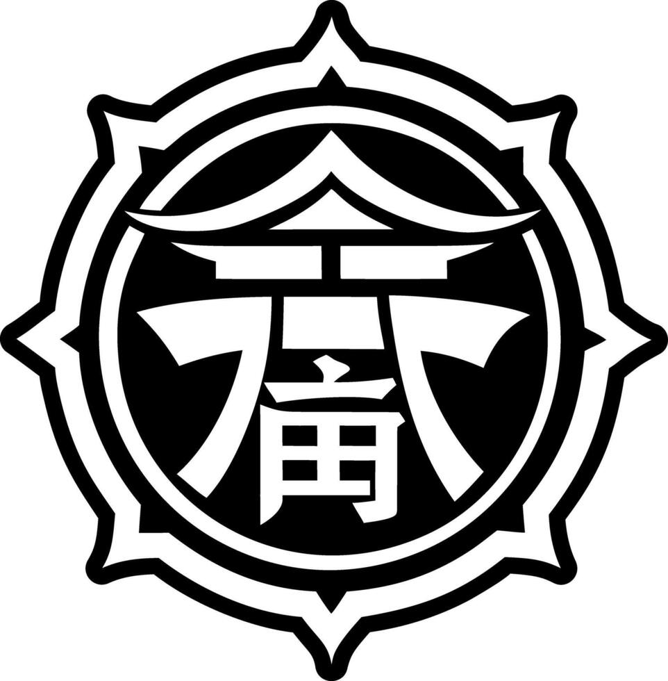 A filled style icon of honour symbol vector