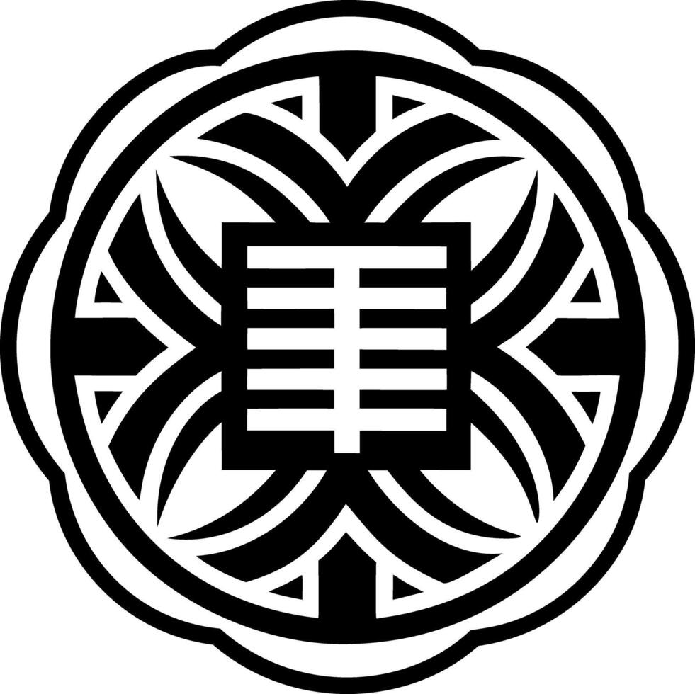 Luck symbol icon in filled style vector