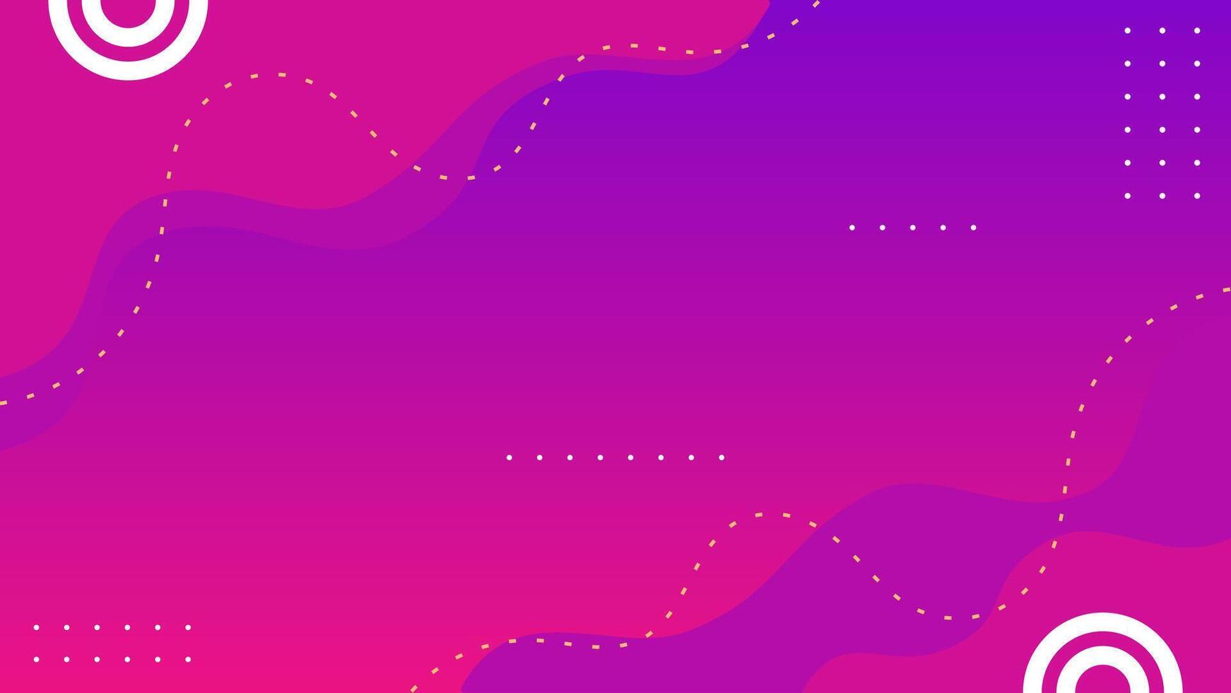 Modern abstract background with lines, curve and circles element. Purple and pink gradient background. . Elegant shapes background vector