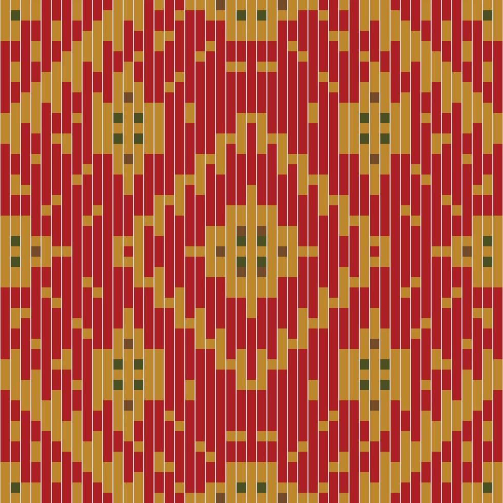 Palestinian Ikat Blouse Patternfolk Embroidery, Aztec Geometric Ornament Print. Design for Carpet, Wallpaper, Clothing, Wrapping, Fabric vector