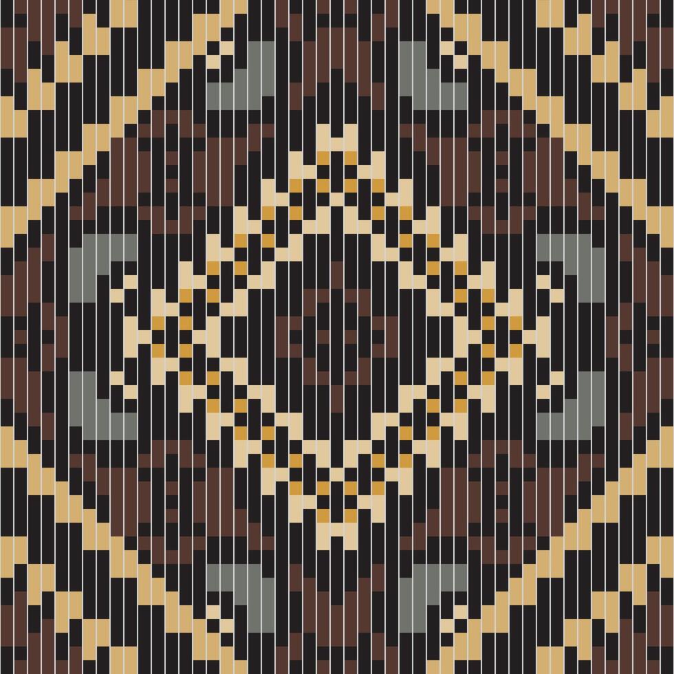 Stripes Background Arabic Geometrical Pattern and Designfolk Embroidery, Aztec Geometric Ornament Print. Design for Carpet, Wallpaper, Clothing, Wrapping, Fabric vector