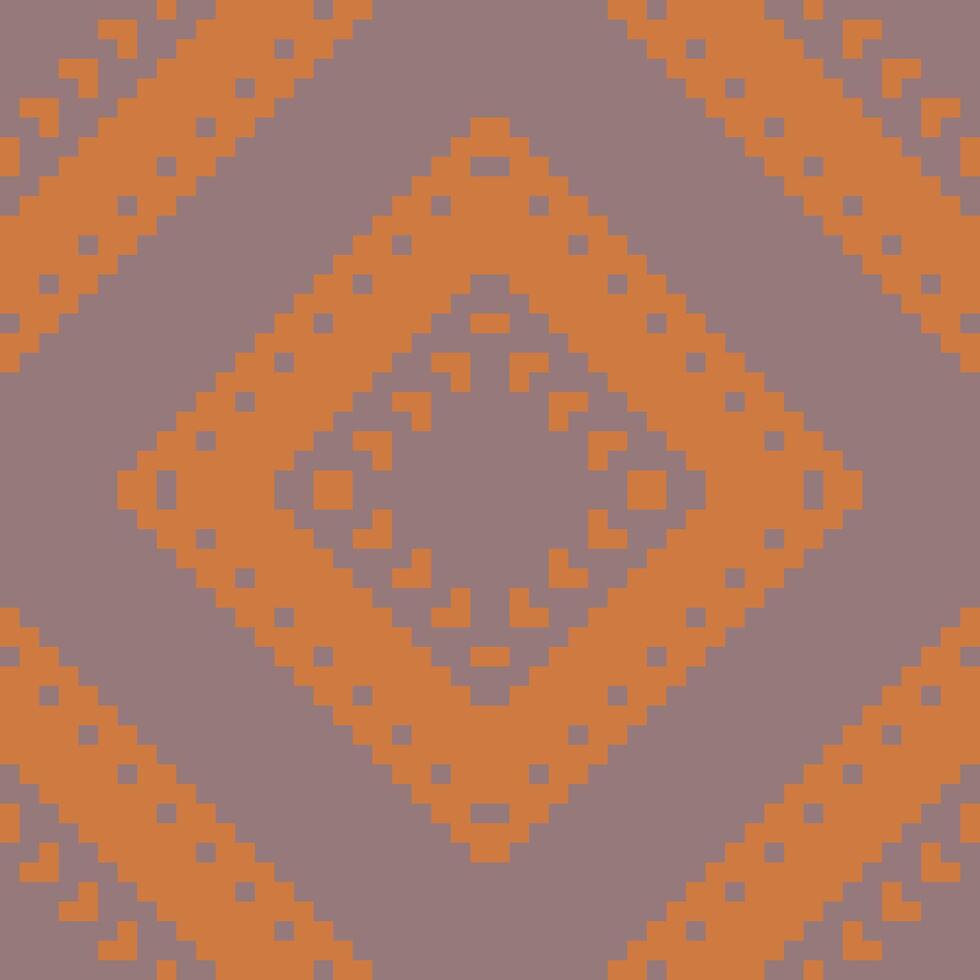 Mexican Seamless Abstract Geometric Patternfolk Embroidery, Aztec Geometric Ornament Print. Design for Carpet, Wallpaper, Clothing, Wrapping, Fabric vector