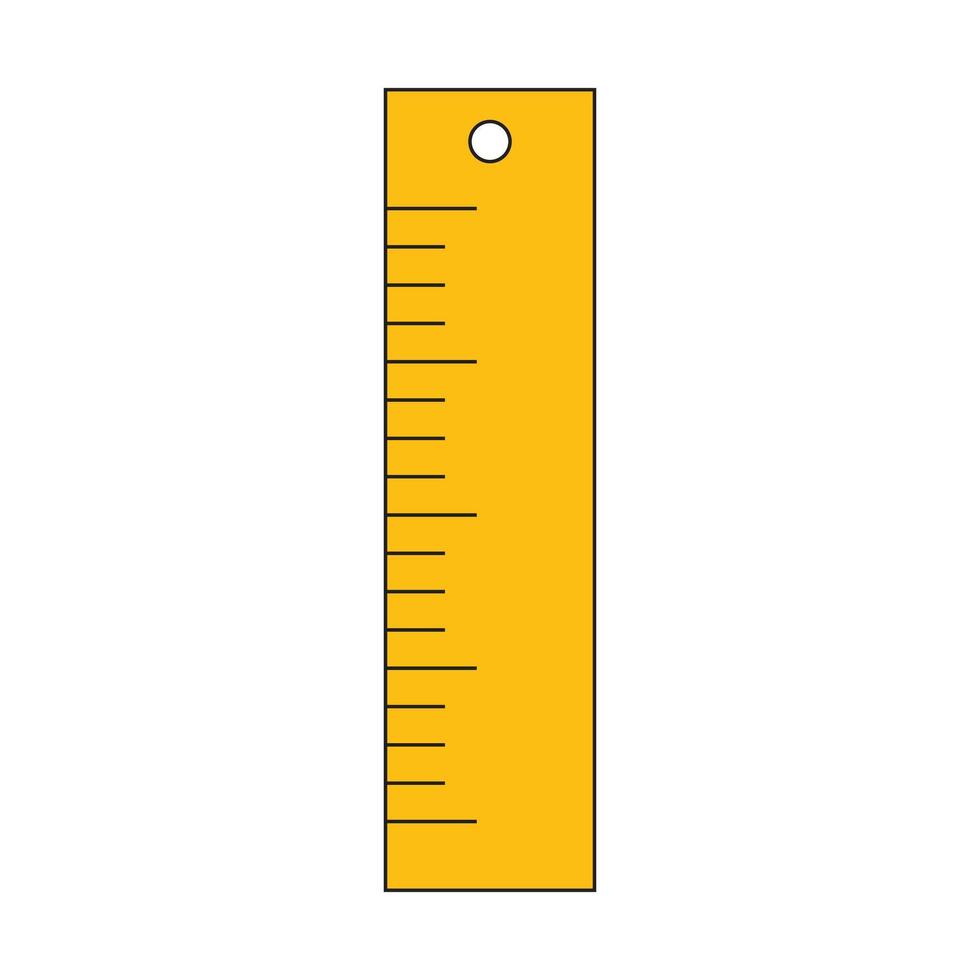 Illustration ruler retro unique design vector