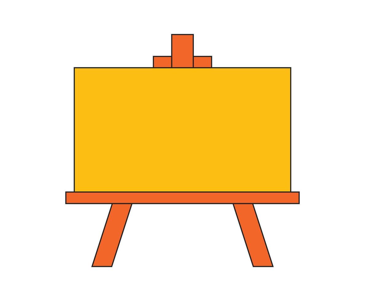 Illustration write board retro design vector