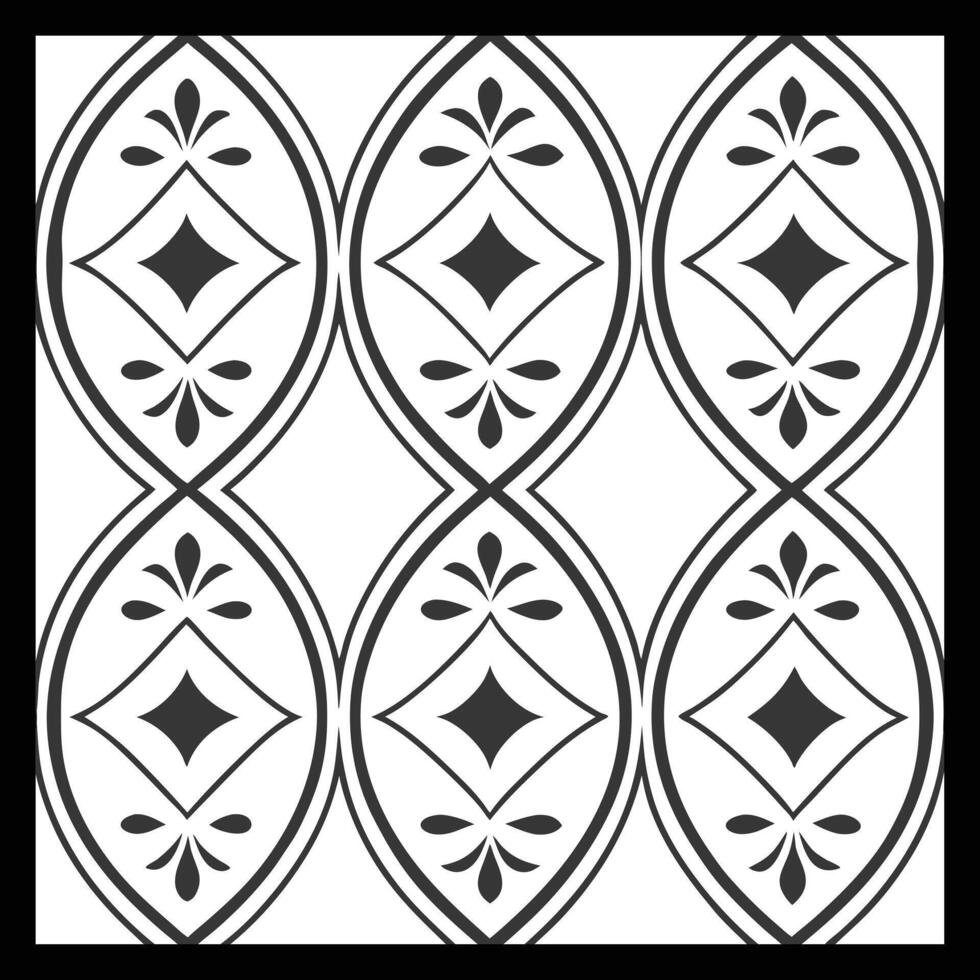 a black and white design with a pattern. vector