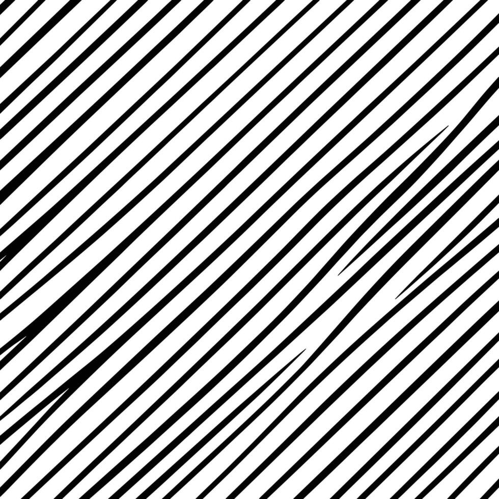 Abstract BlackandWhite Line Art Pattern with Overlapping Diagonal Stripes vector