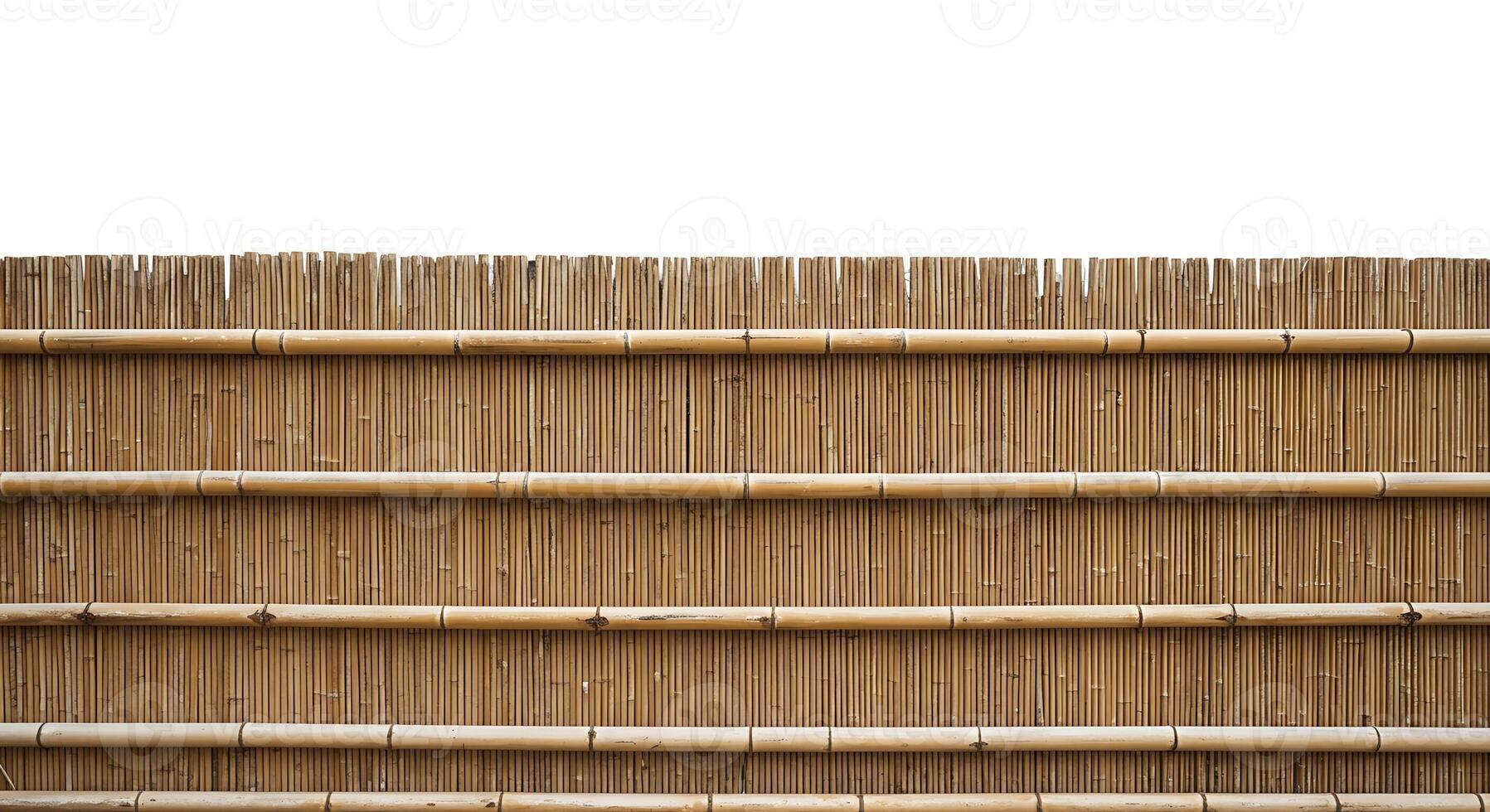 Natural Bamboo Fence Texture Image for Design Projects photo