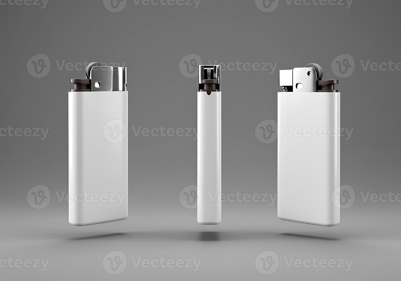 White Bic Lighter Mockup Images for Branding photo