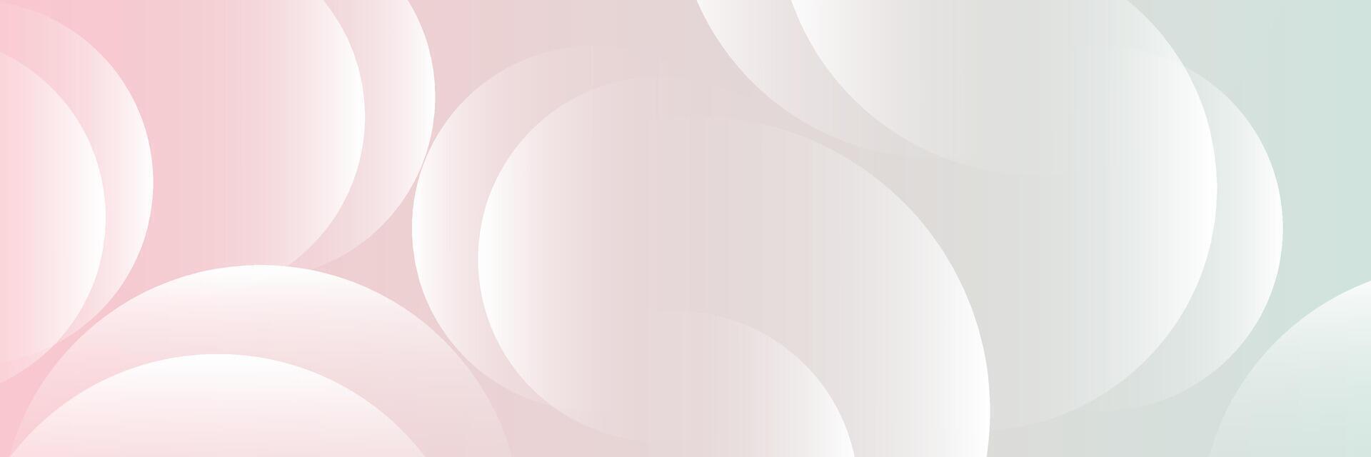 Soft Gradient Abstract Circles Background vector