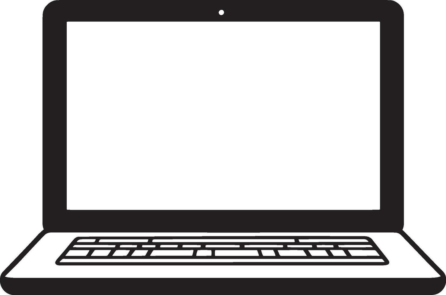 laptop computer icon illustration vector