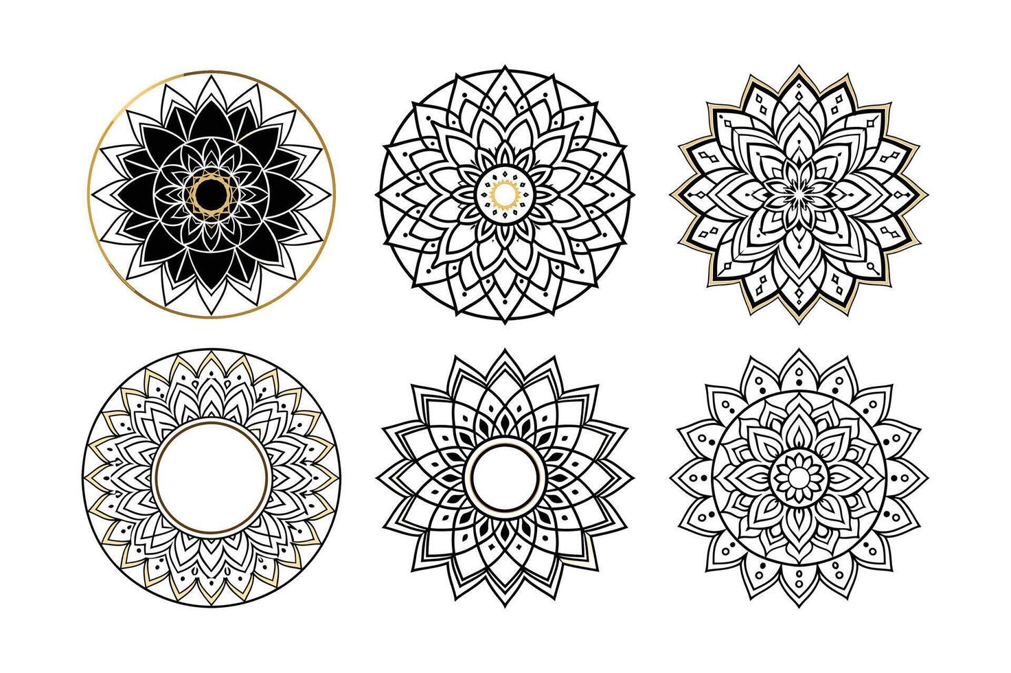 simple luxurious mandala vector