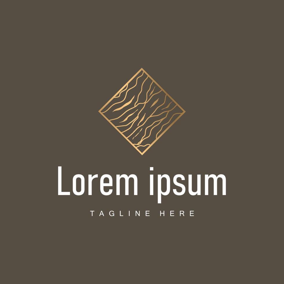 simple line design wood bark logo minimalist wood structure concept minimalist line template symbol icon vector