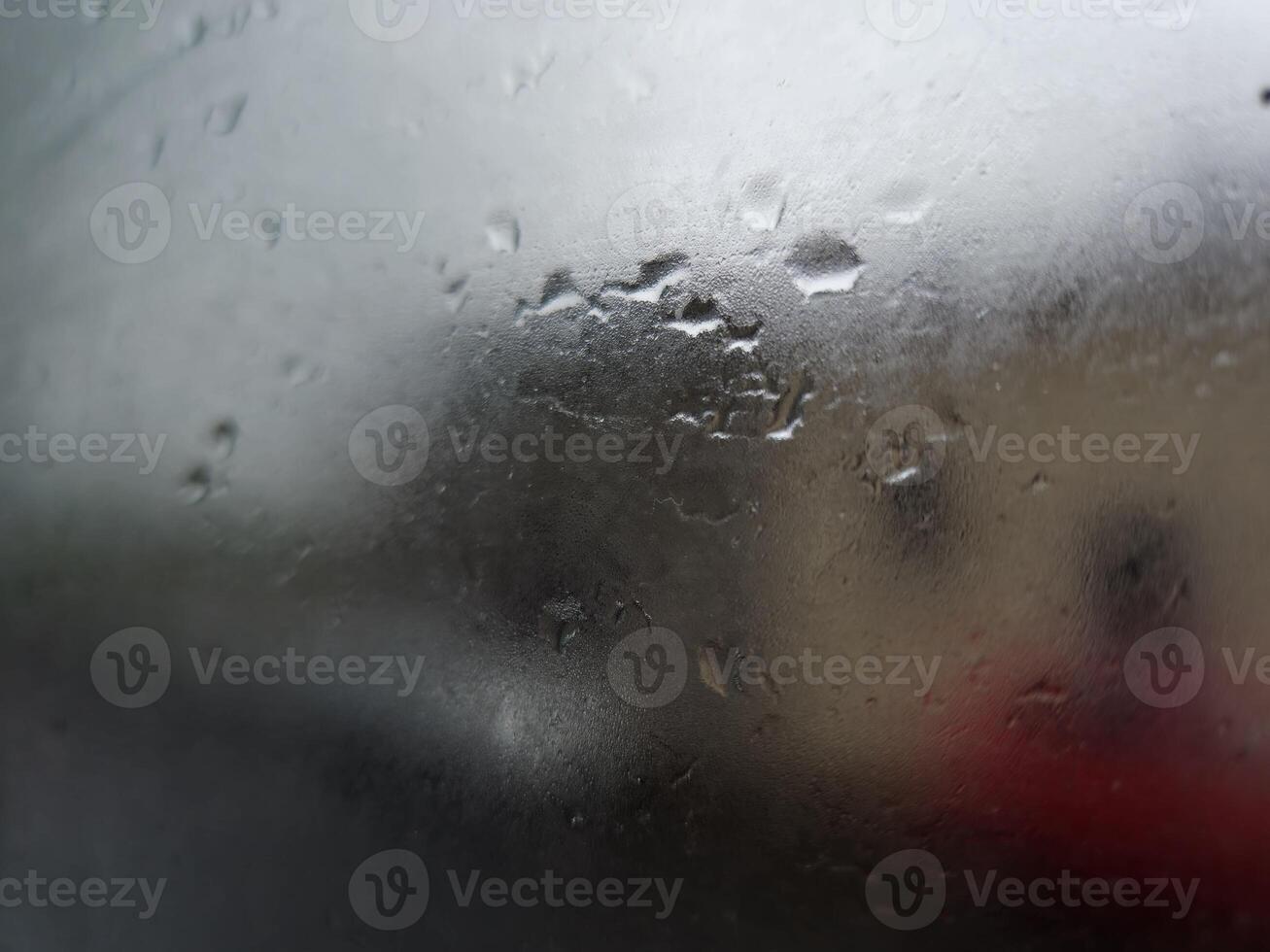 Blurred abstract background with water drops photo