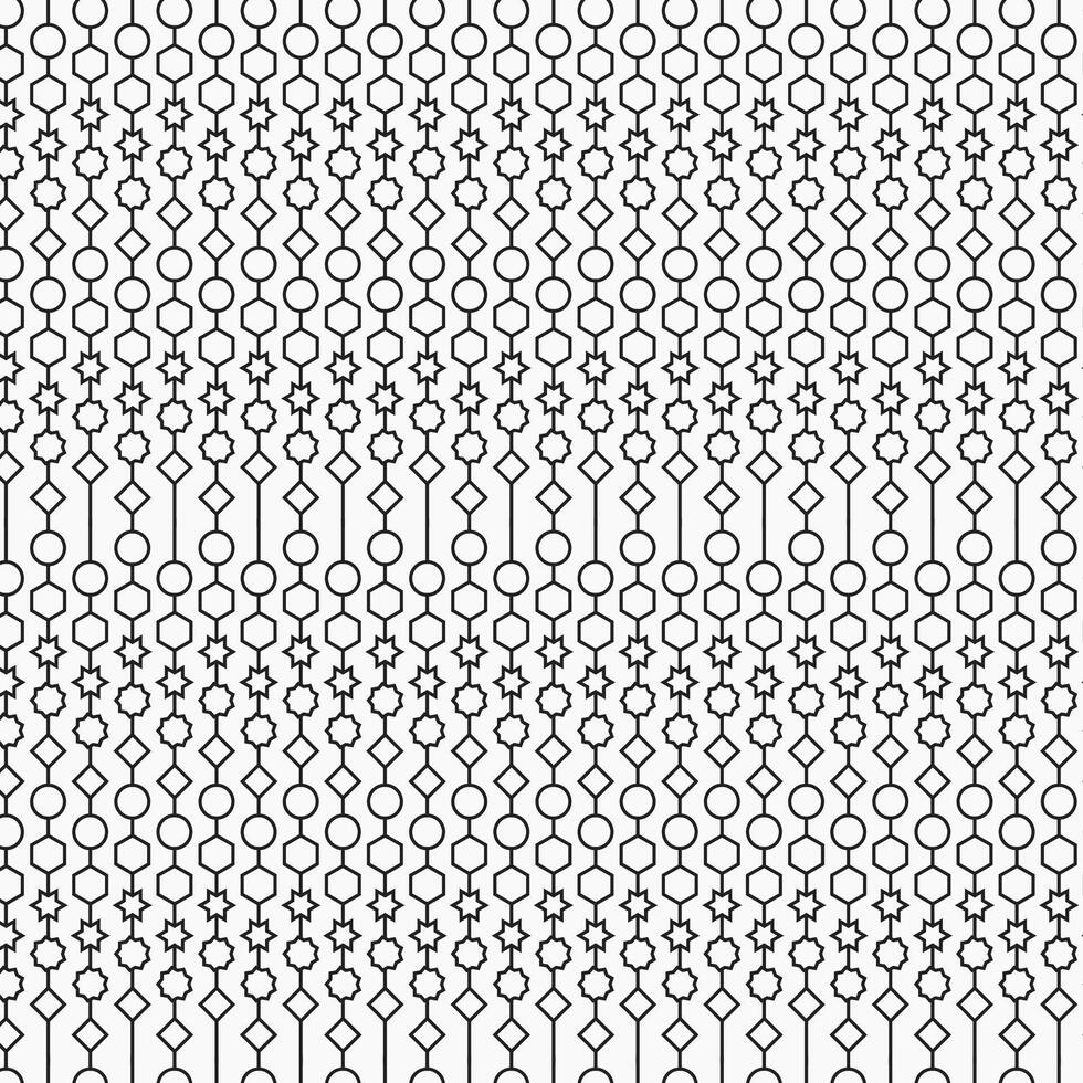 pattern with black and white geometric ornament. vector