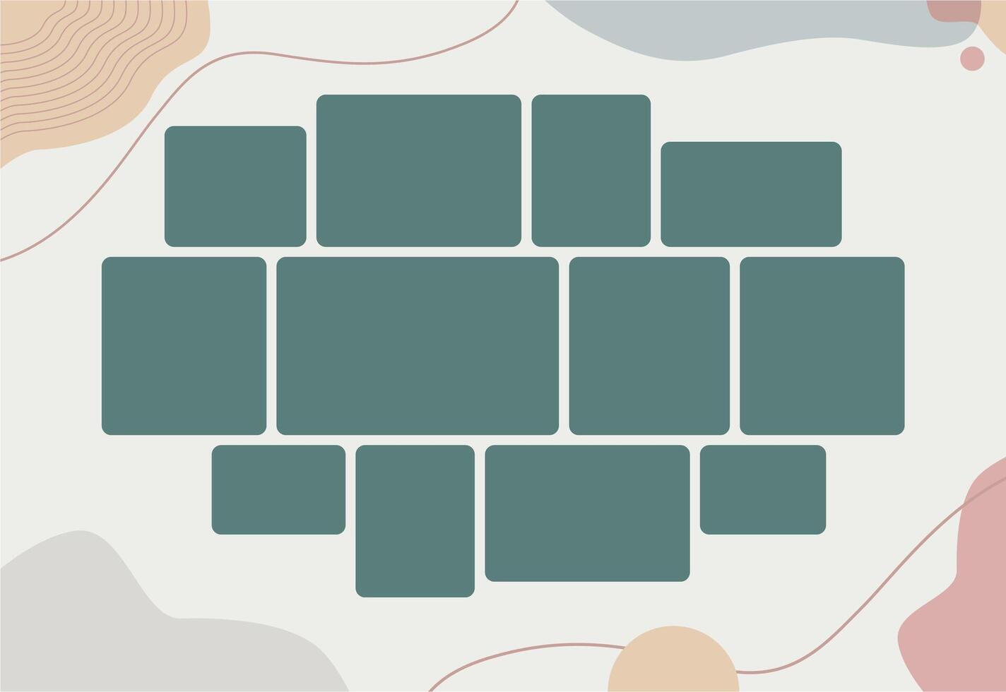 design picture blank collage vector