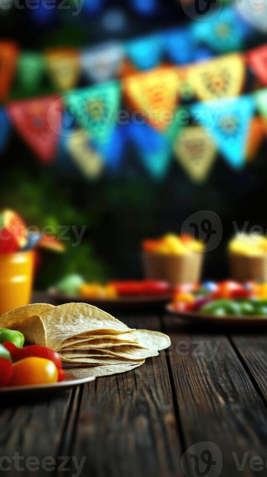 Celebrate Cinco de Mayo with vibrant decor and delicious festive dishes photo