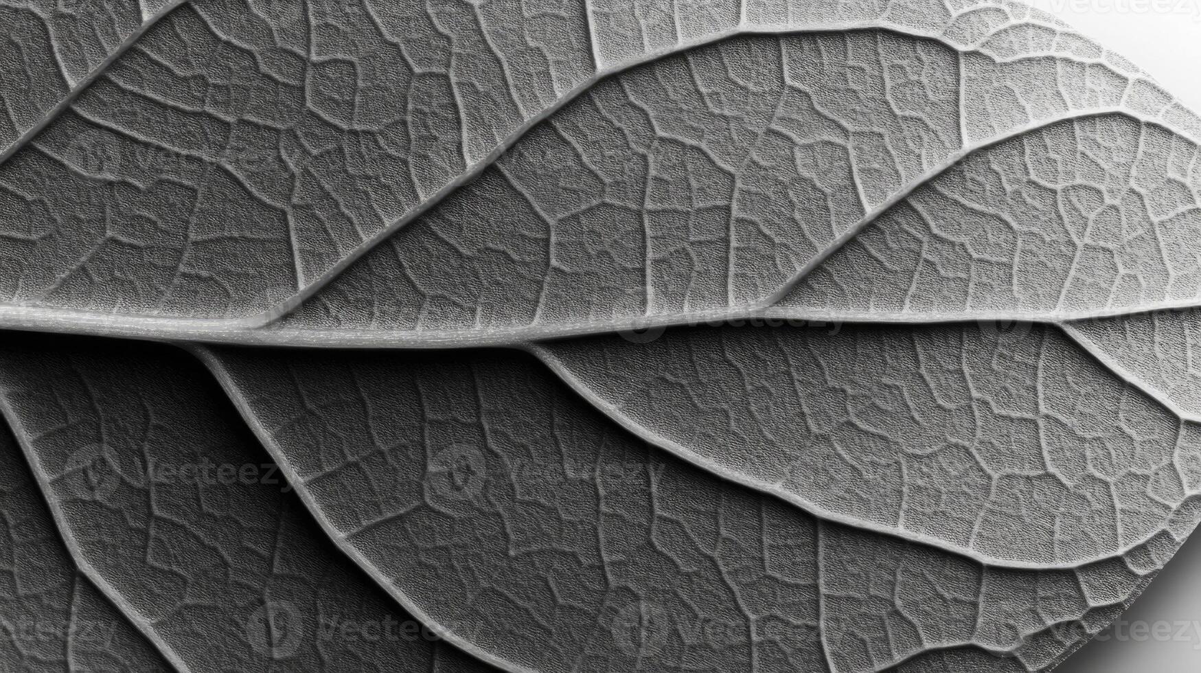 Intricate detail of leaf veins showcasing nature's design and texture photo
