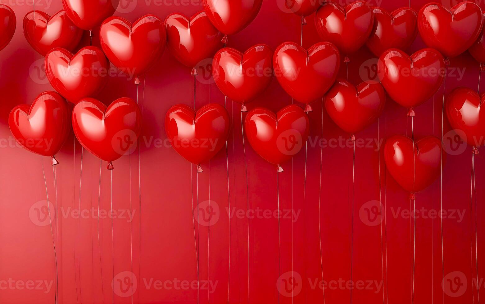 Multitude red heart shapes texture. Celebrate affection. Happy Valentines Day greeting card website and social media post. photo
