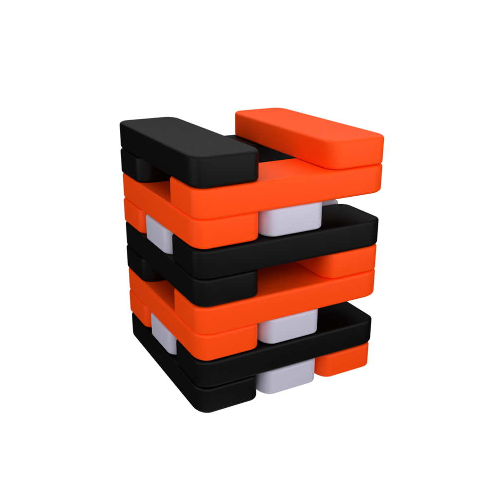 jenga 3d icon png