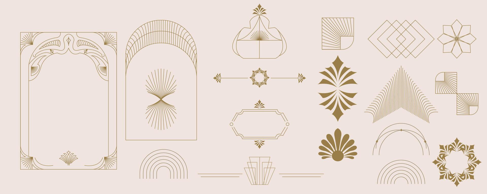 shape geometric outline element vector