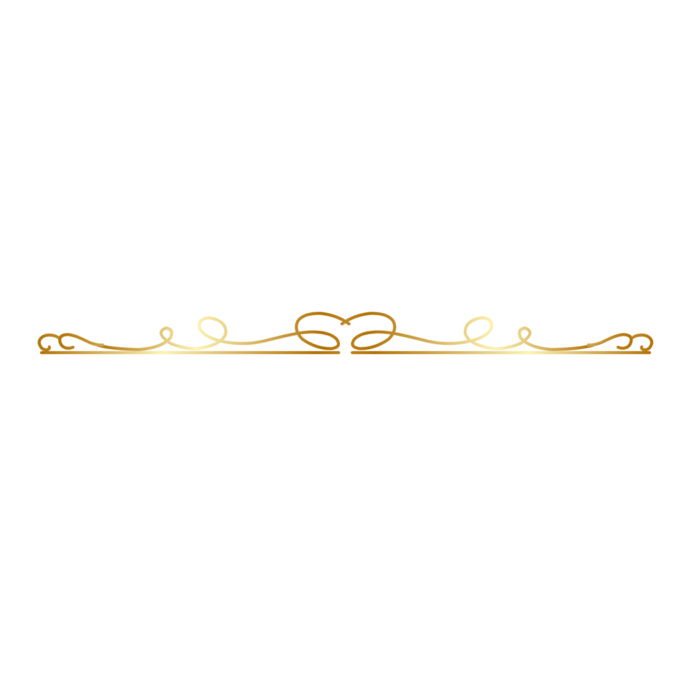 Elegant Decorative Heart Line Art png