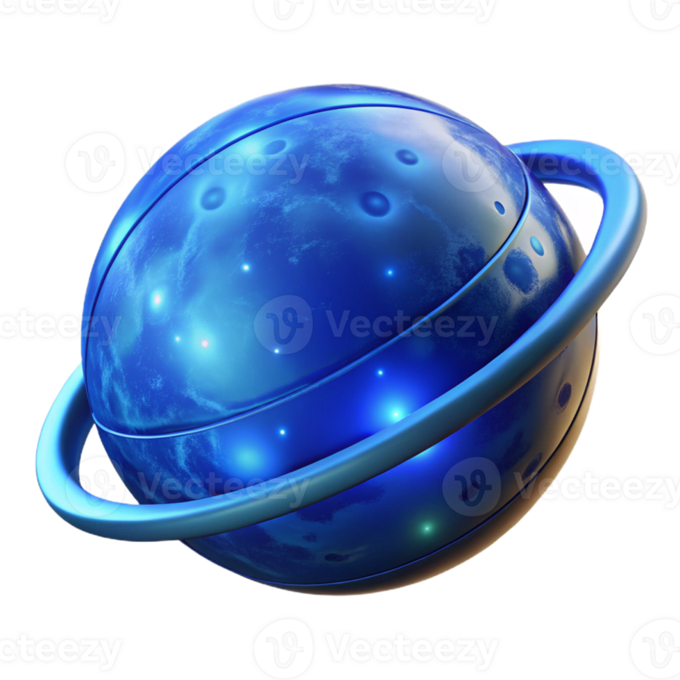 Luminous Celestial Sphere in a Radiant Three Dimensional Scene of Cosmic Beauty png