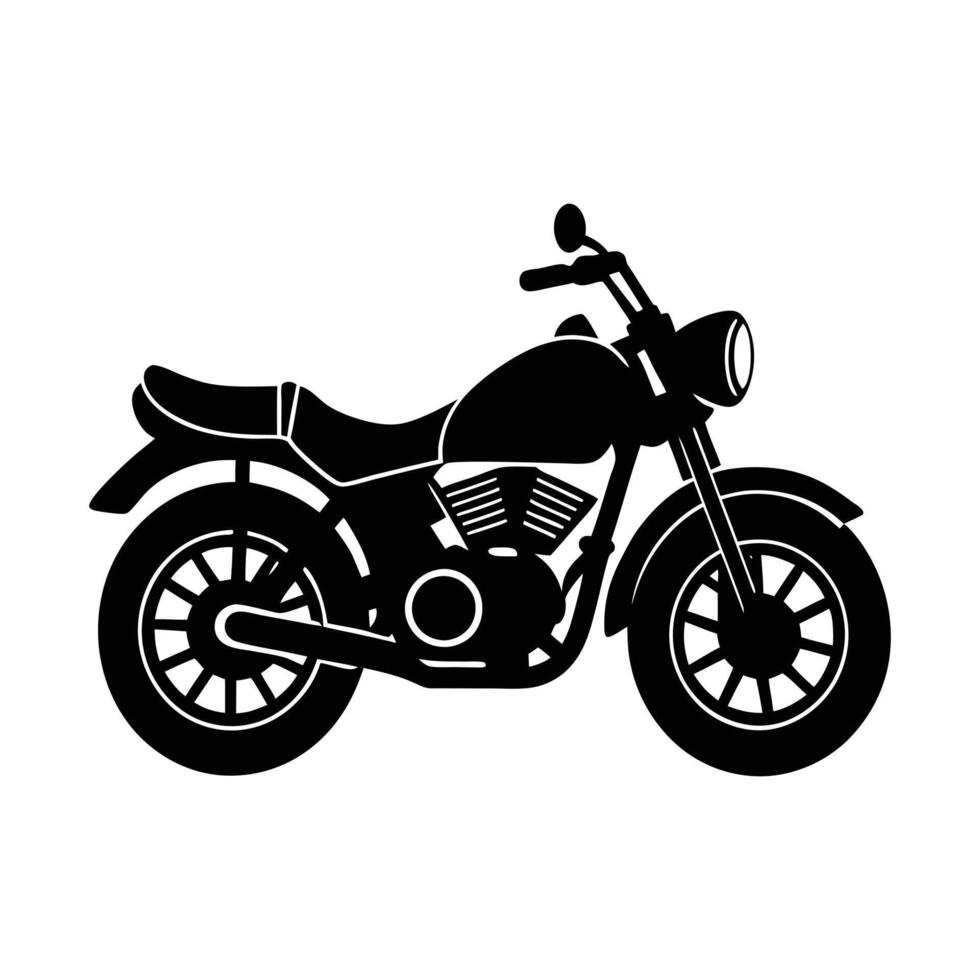 motorcycle icon illustration. vector