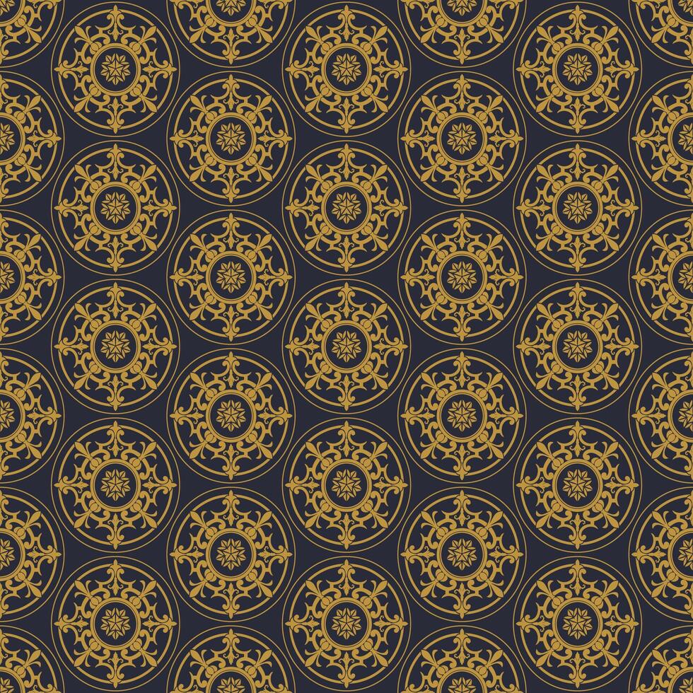 Royal Luxury Seamless Pattern Tiles vector