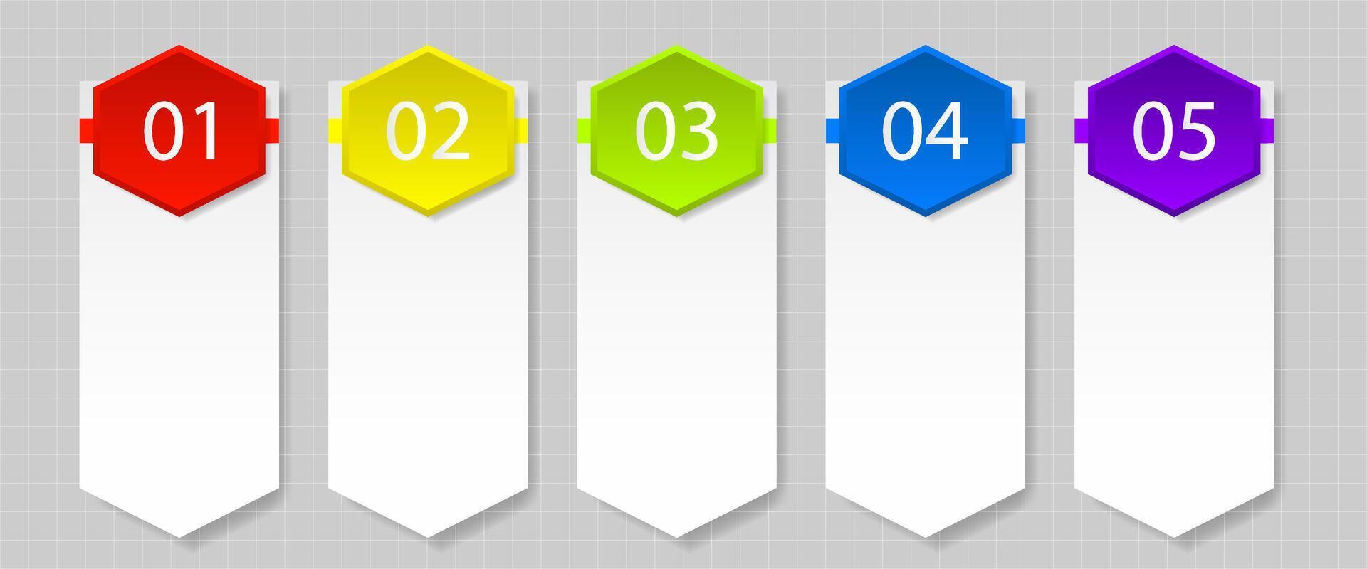 Set, collection of colorful stickers, banners, templates. Infographic elements vector