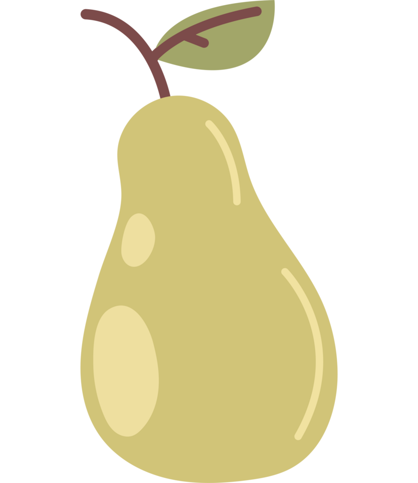 A pear fruit icon isolated png