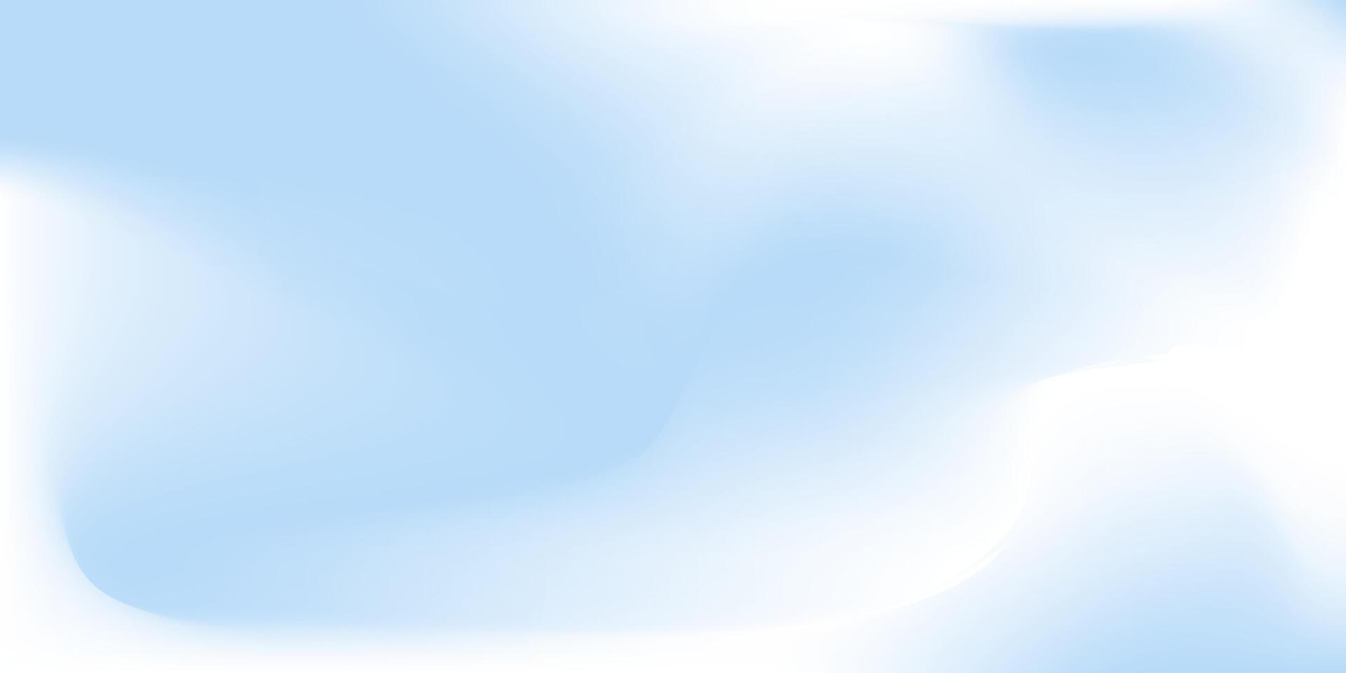 Smooth gradient sky background with soft blue and white shades. Perfect for light and airy seasonal banners. Pastel illustration vector