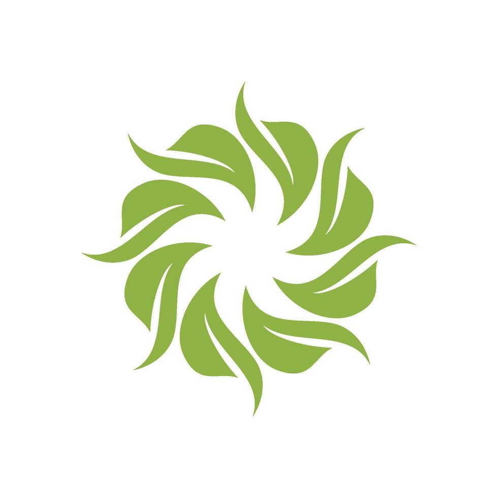 Ornamental Decor Flower for Spa Logo Template Illustration Design. EPS 10. vector