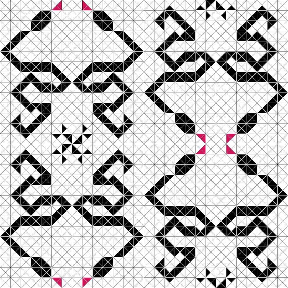 Snake animals. Geometric seamless patterns in black and white create a visually stunning and symmetrical design. vector