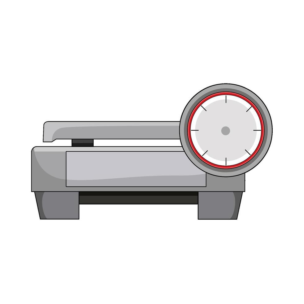 illustration of Print queue vector