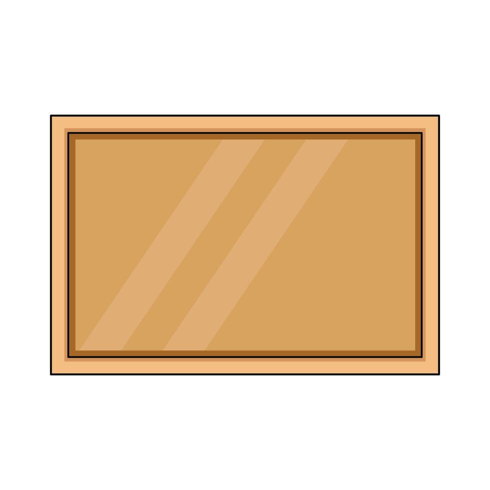 illustration of Bulletin Board vector