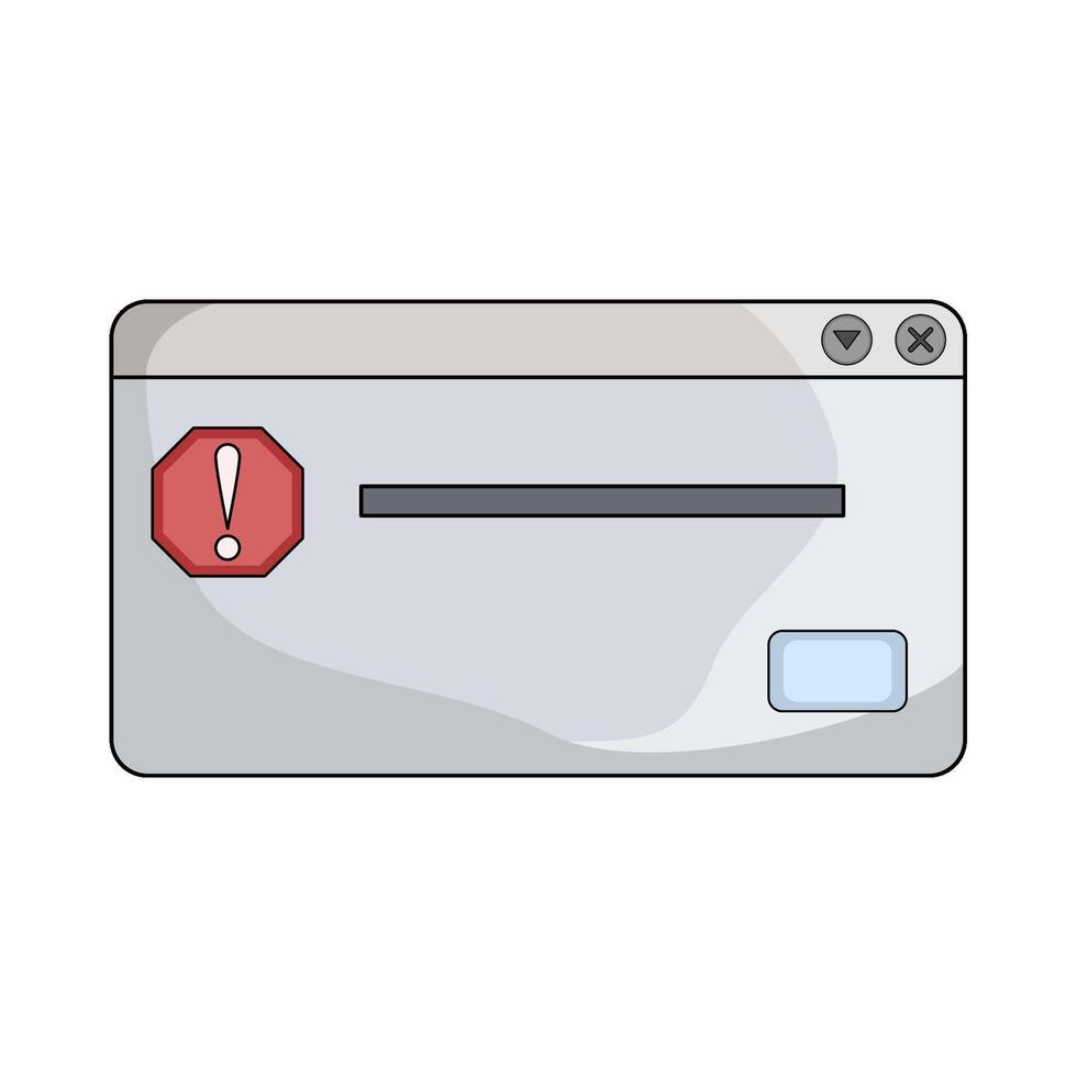 illustration of Print error vector