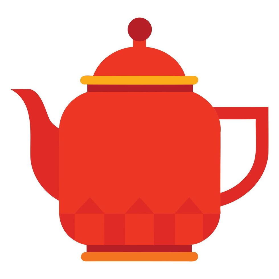 Elegant Tea Pot Design - Classic and Timeless Illustration vector