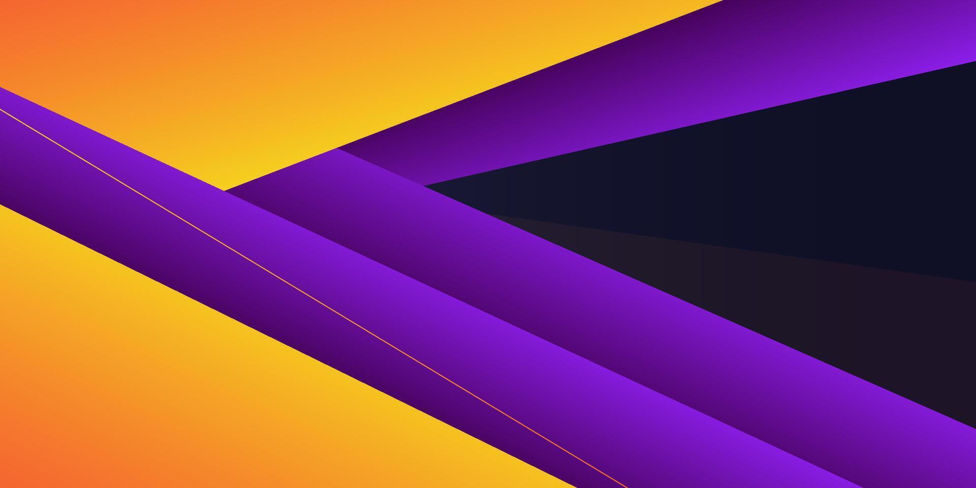 Purple and orange futuristic geometric abstract background with colorful bright square background design. Overlapping triangle pattern. Eps10 vector