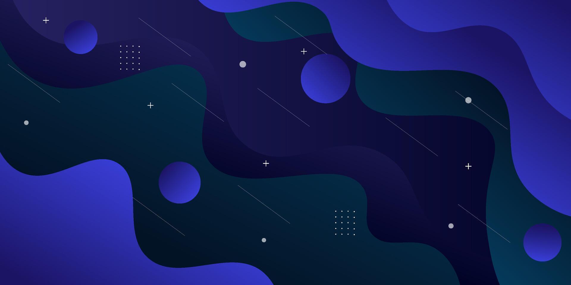 Abstract 3D wave art background design with blue color for design. Eps10 vector